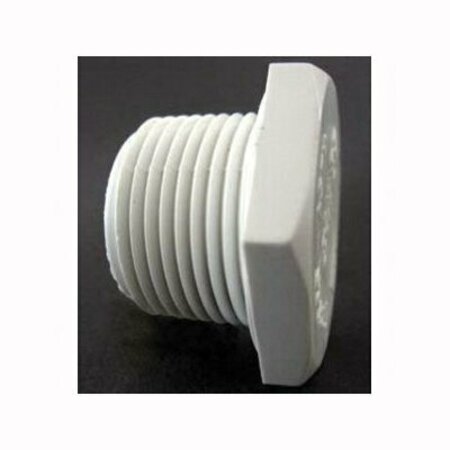IPEX 1/2IN PVC SCH40 PLUG MPT WHITE XIRTEC140 450005